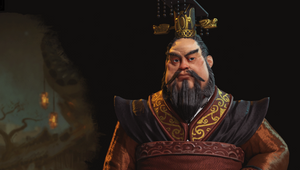 Chinese leader Qin Shi Hunay in Civilization VI