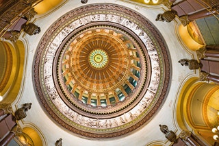 Image may contain Building Architecture Apse Clock Tower and Tower