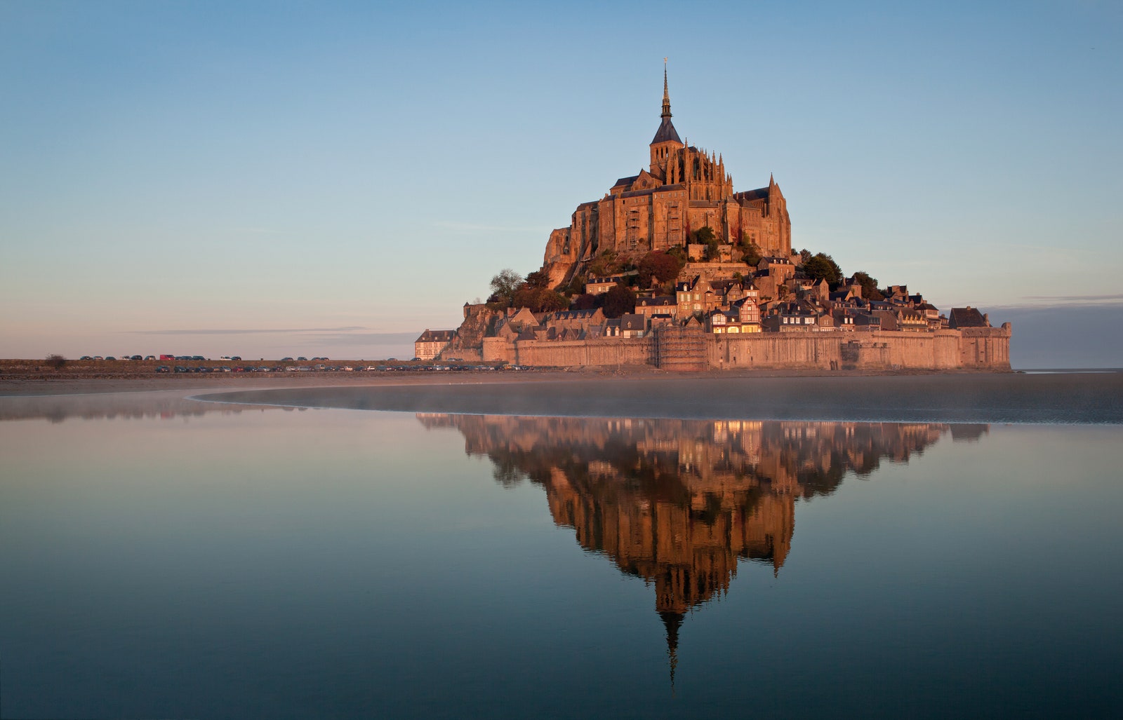 a castle on a mountain