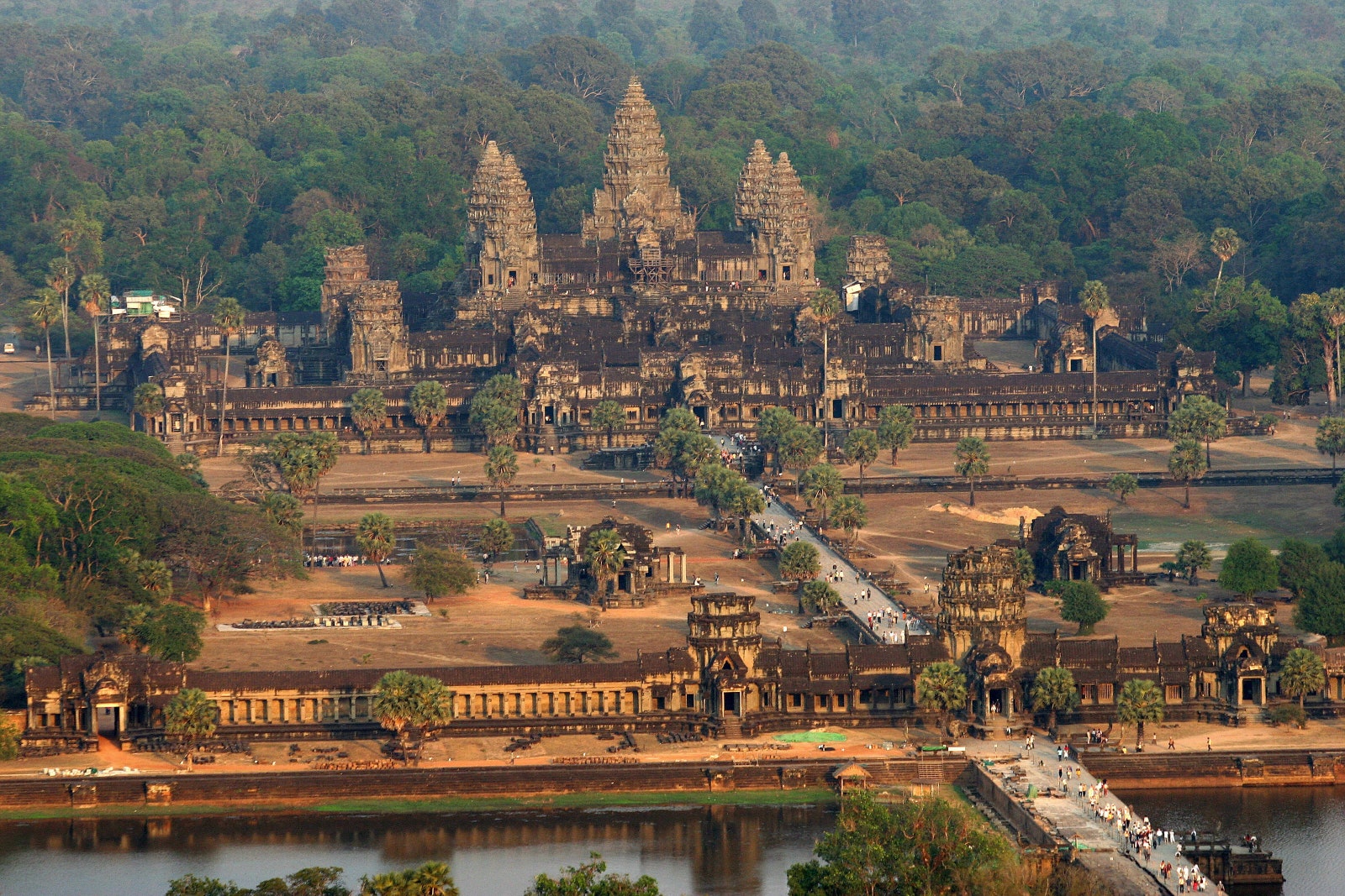 far away view of a temple