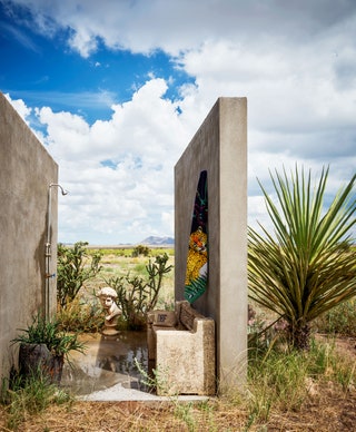 outdoor shower