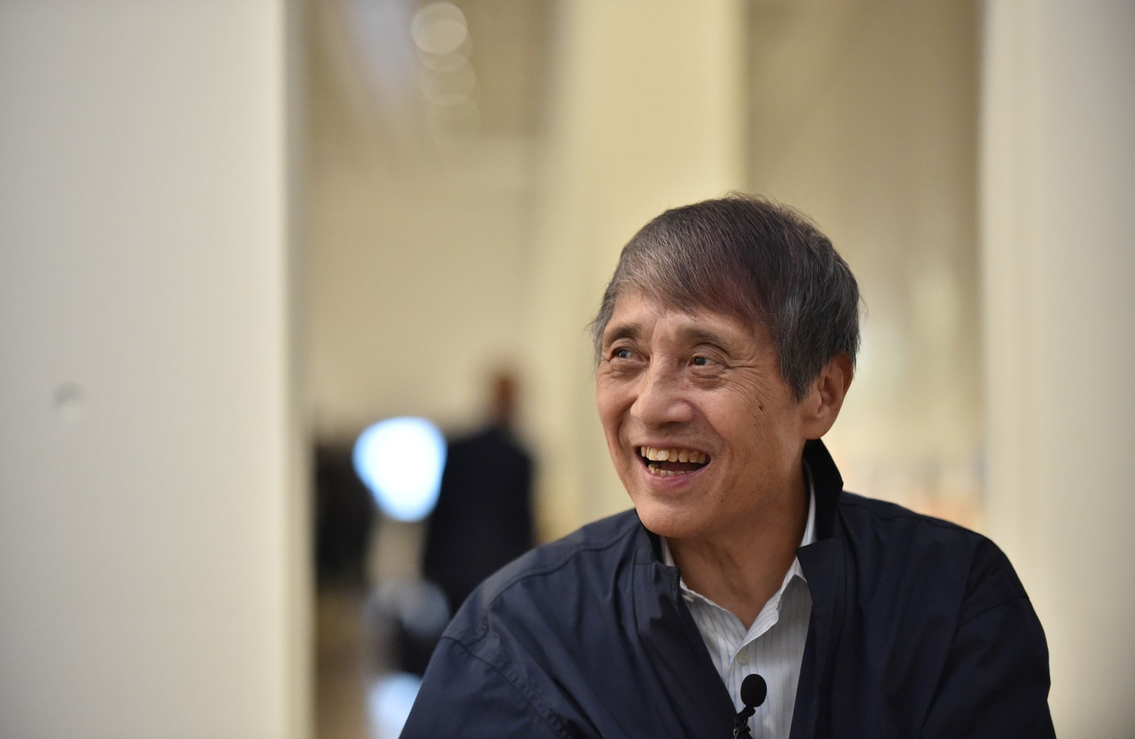 Tadao Ando smiling