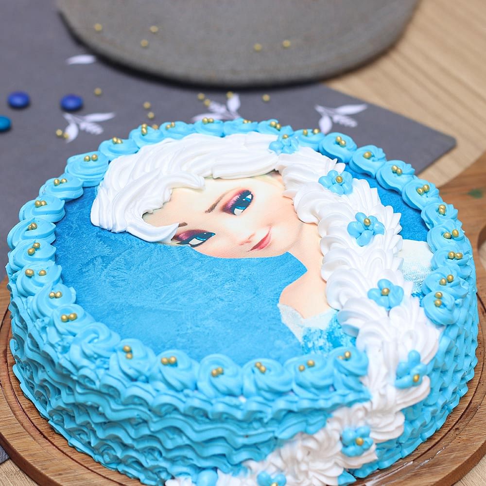 Buy Princess Elsa Cream Cake-Princess Elsa Cake