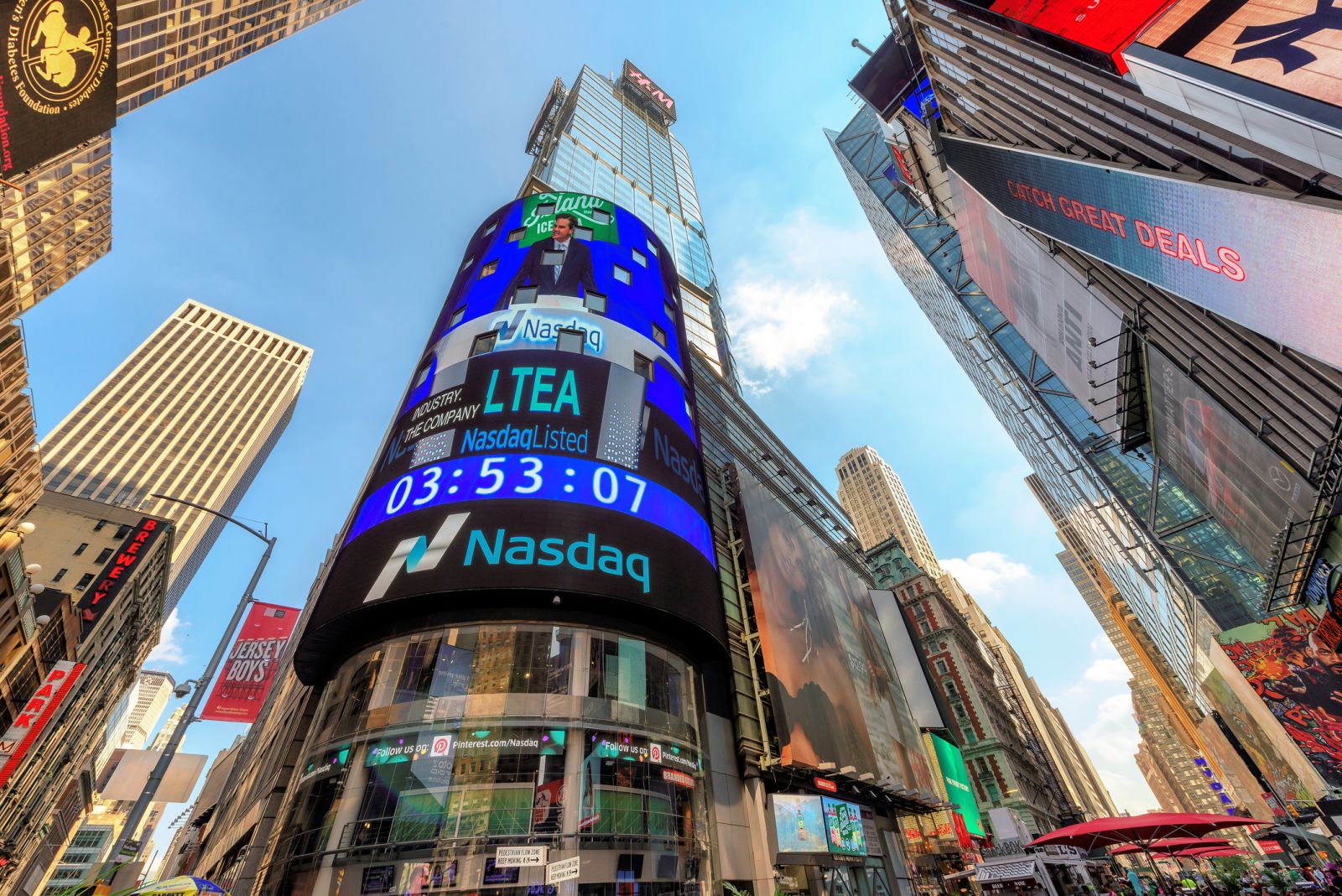 Nasdaq Times Square by Lucky Photographer via iStock