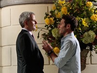 Royal Pains, Campbell Scott (L), Mark Feuerstein (R), 'Something Fishy This Way Comes', Season 4, Ep. #13, 09/12/2012, ©USA