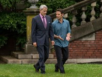 Royal Pains, Campbell Scott (L), Mark Feuerstein (R), 'Manimal', Season 4, Ep. #8, 08/01/2012, ©USA