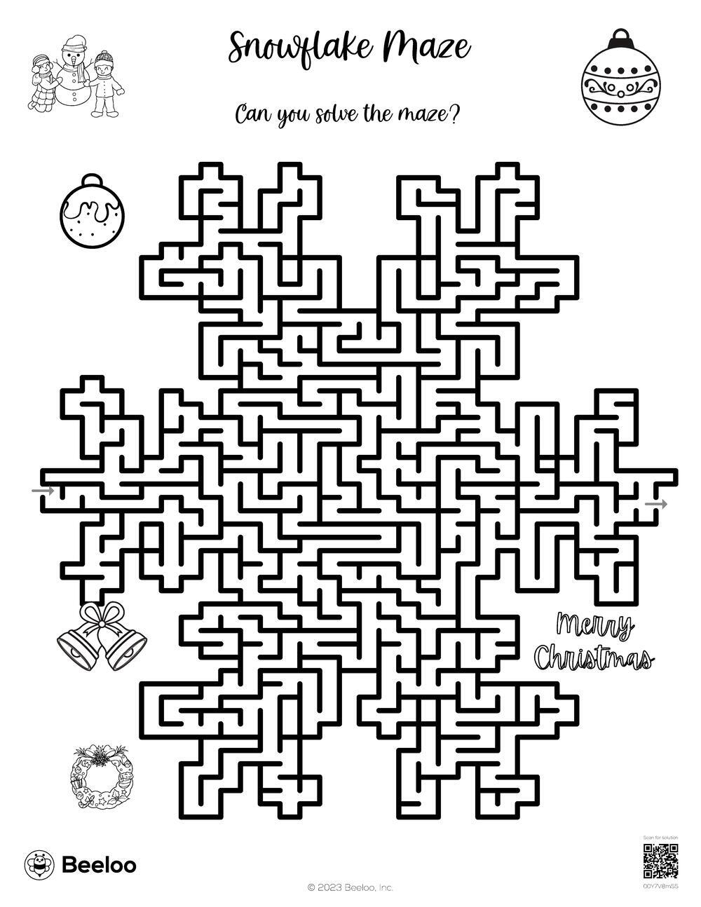 Snowflake Maze