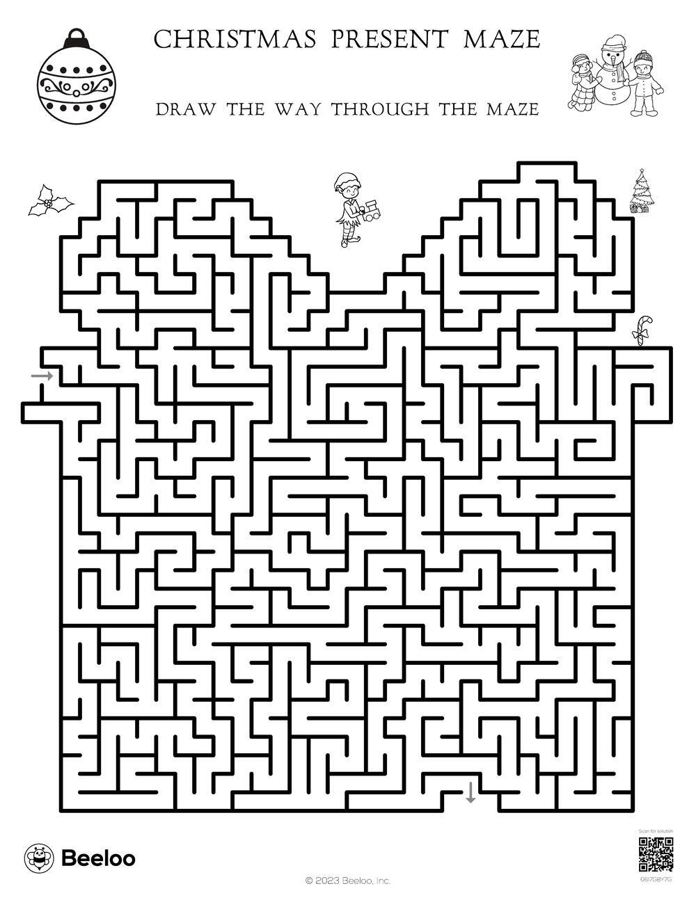 Christmas Present Maze