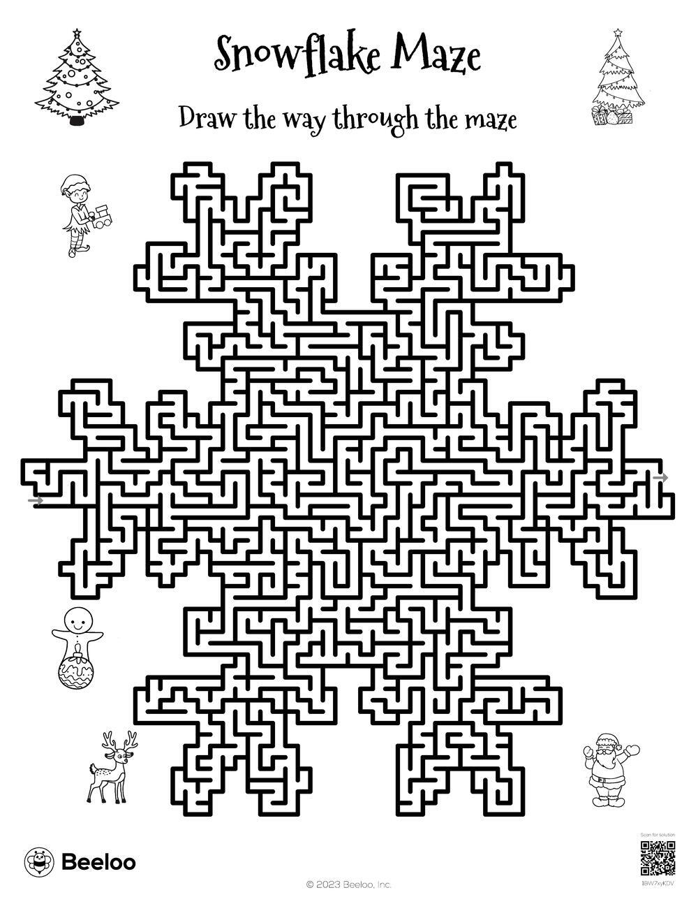 Snowflake Maze