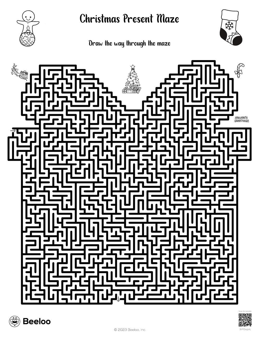 Christmas Present Maze