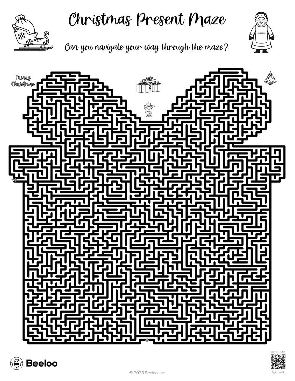 Christmas Present Maze