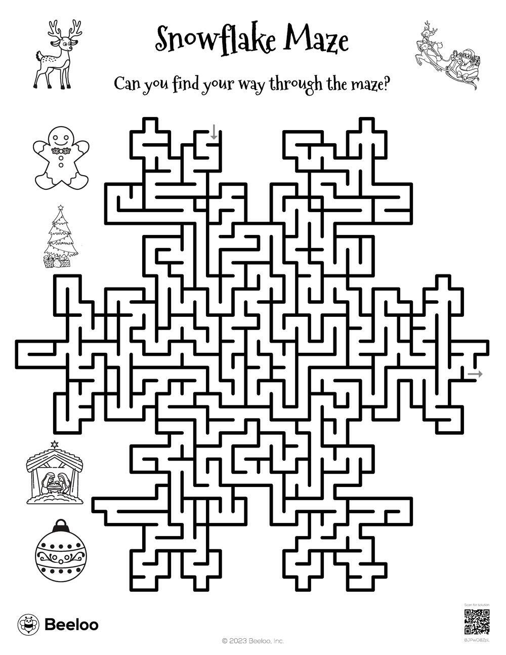 Snowflake Maze