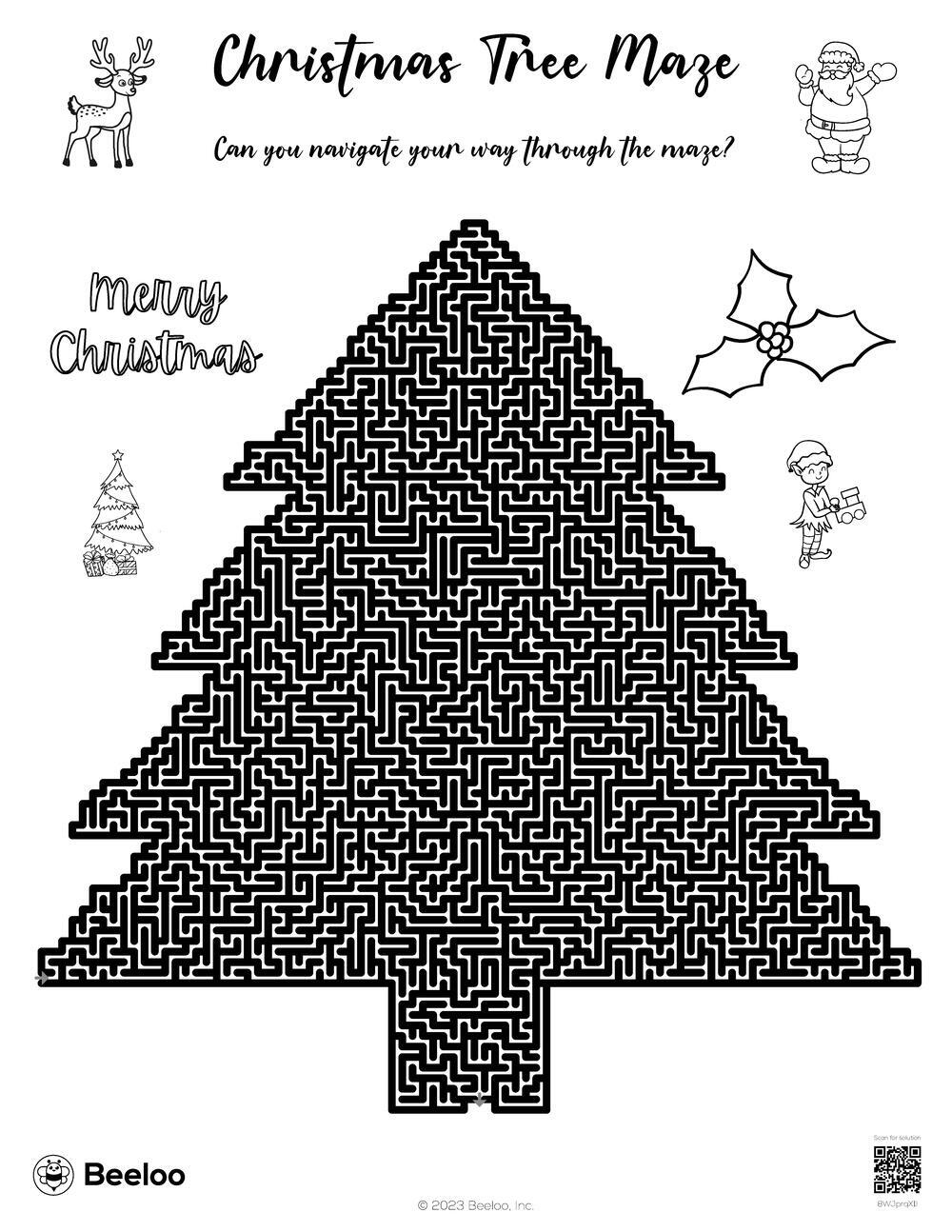 Christmas Tree Maze