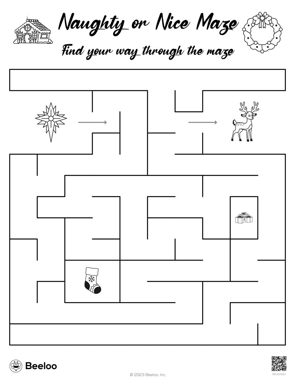 Naughty or Nice Maze