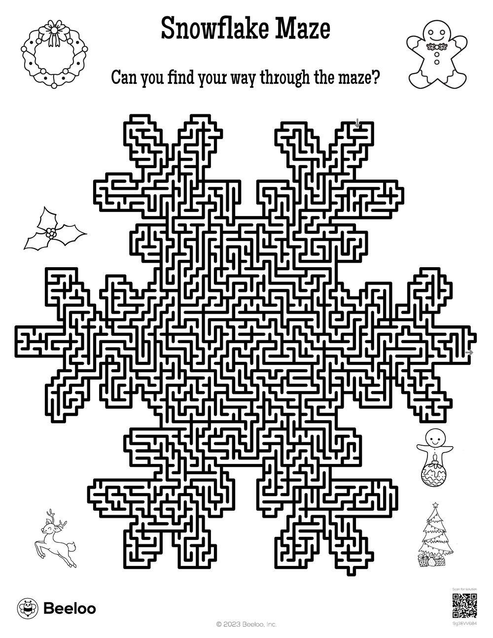 Snowflake Maze