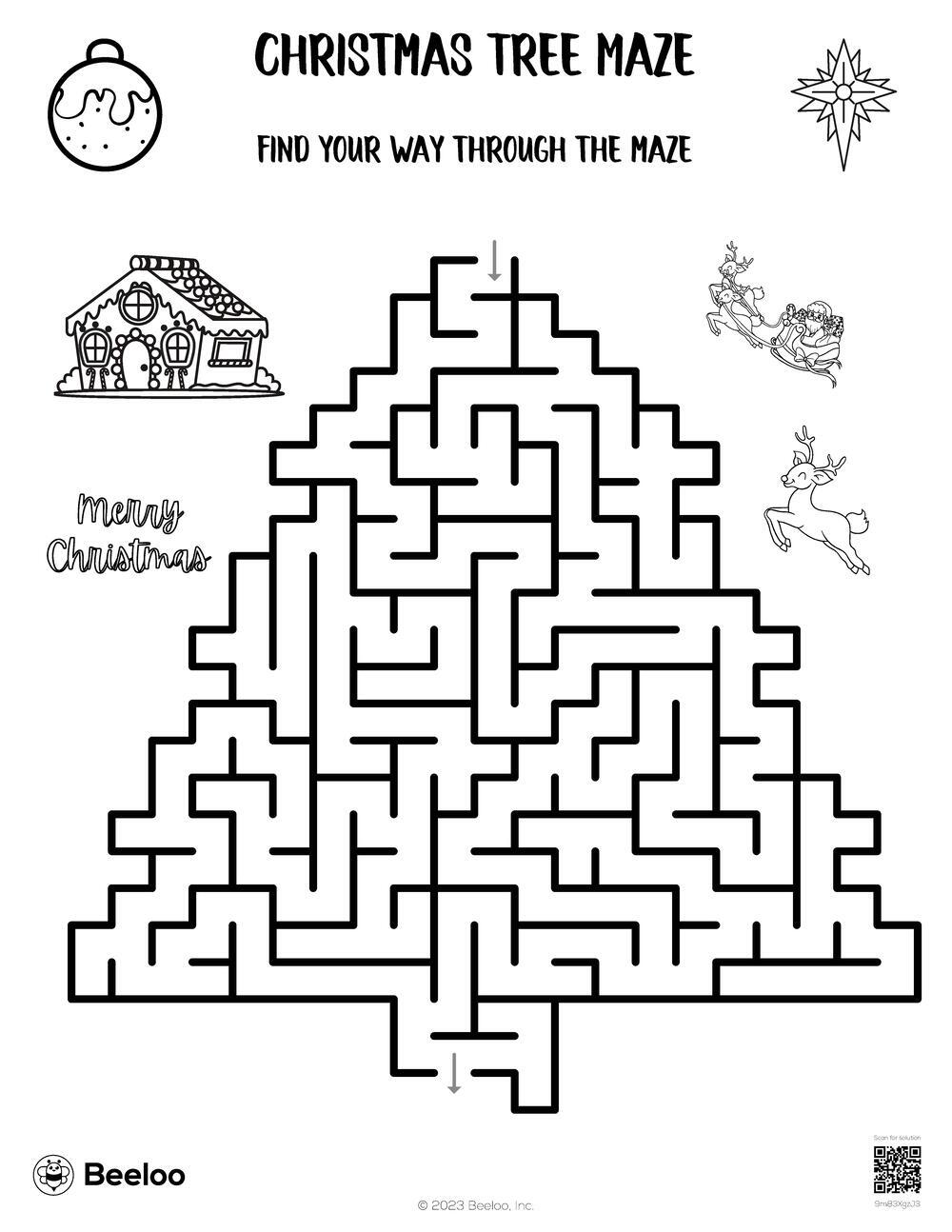 Christmas Tree Maze