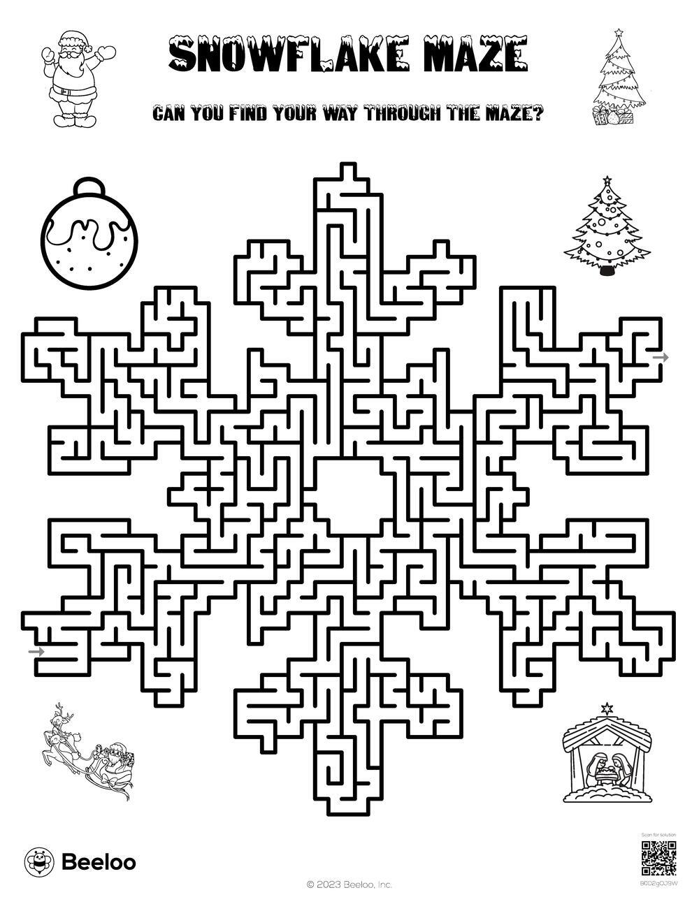 Snowflake Maze