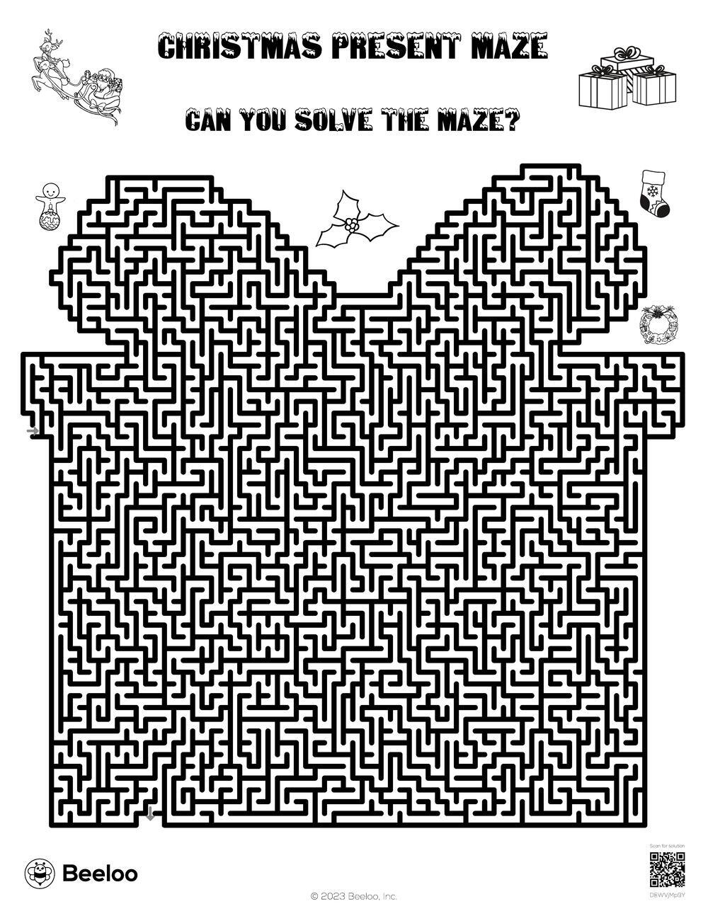 Christmas Present Maze