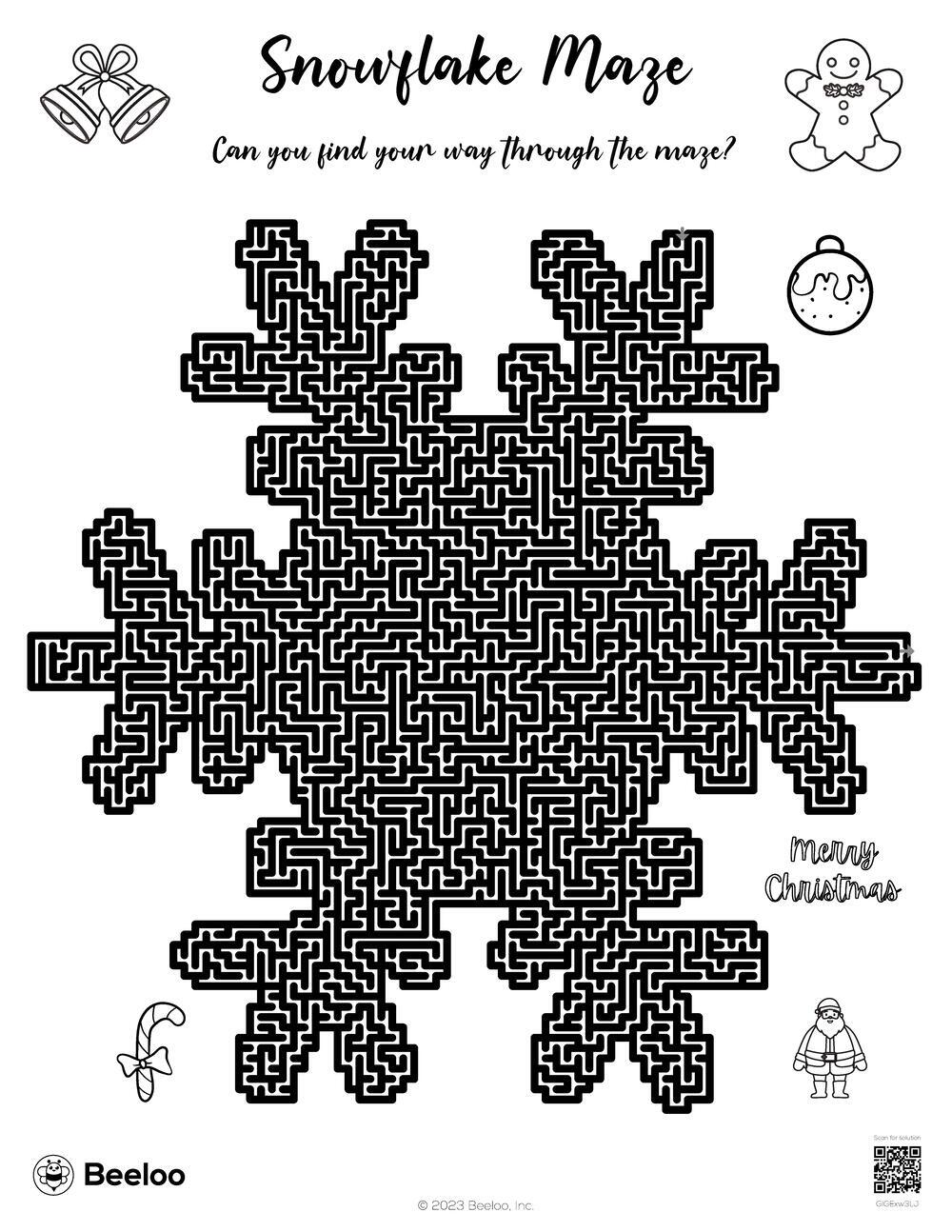 Snowflake Maze