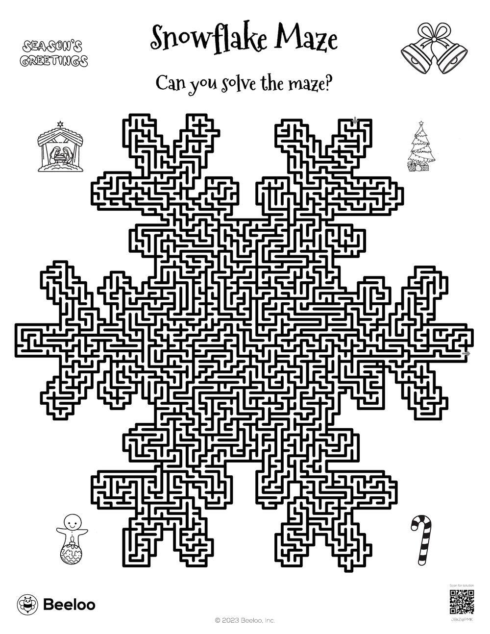 Snowflake Maze