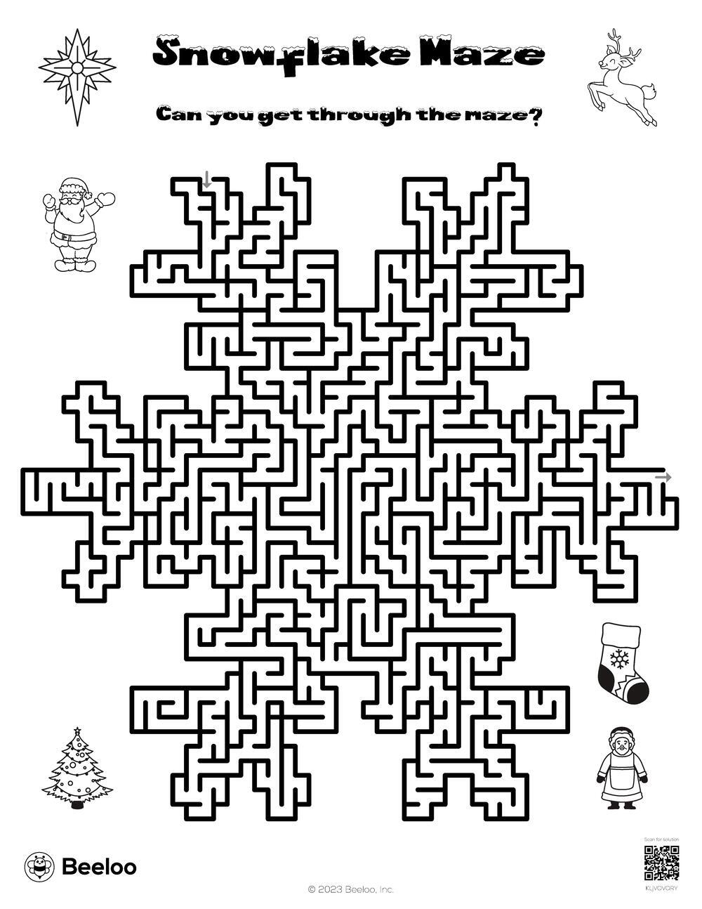 Snowflake Maze