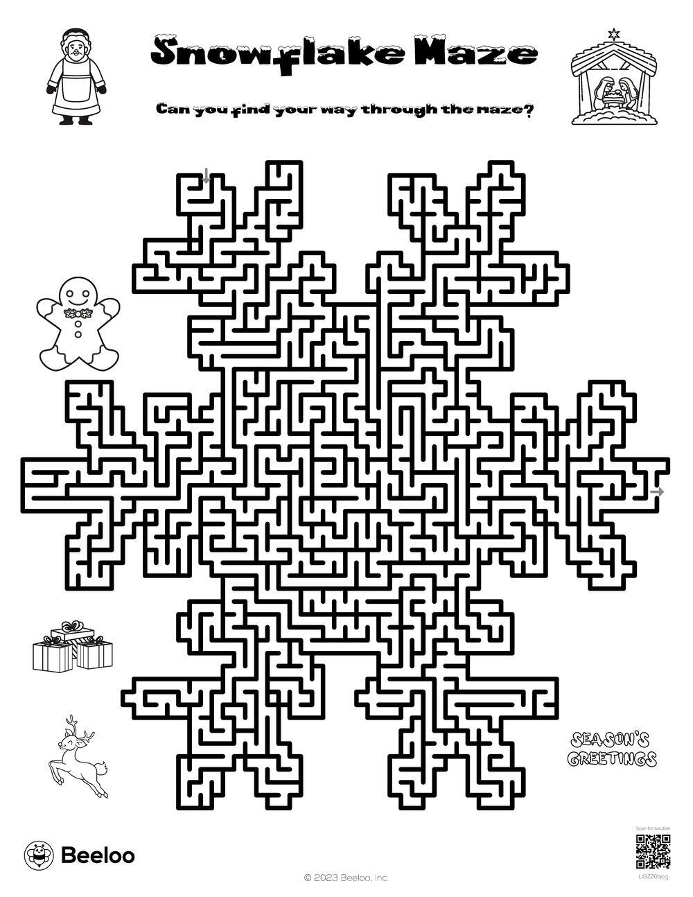 Snowflake Maze