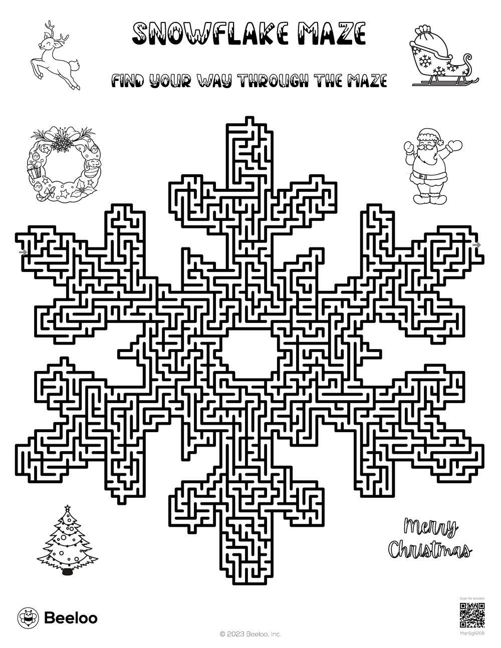 Snowflake Maze