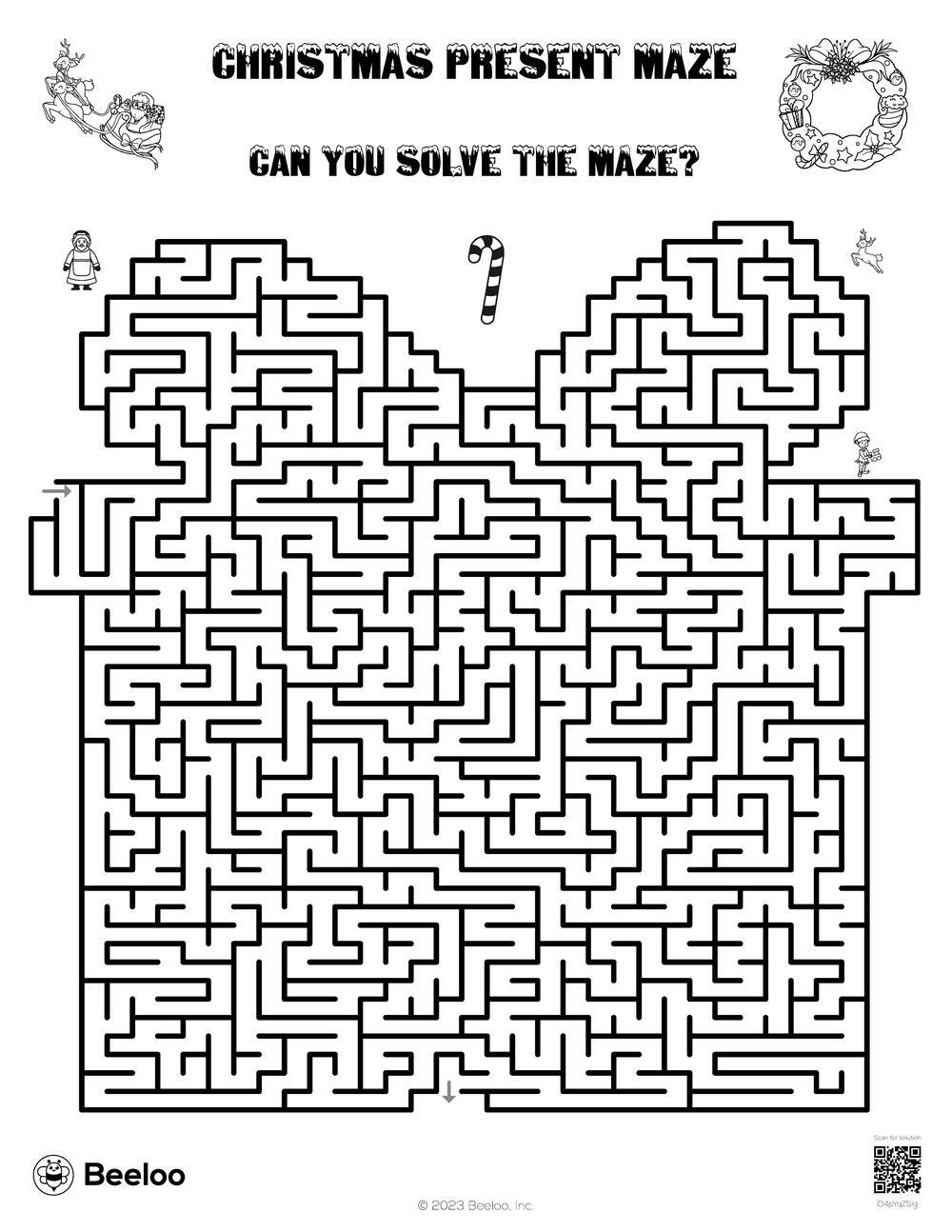 Christmas Present Maze