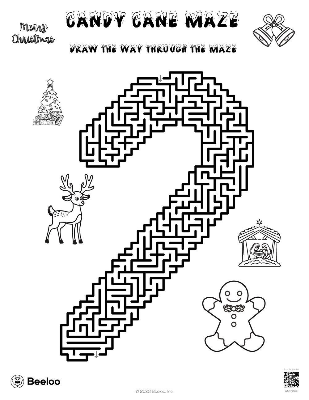 Candy Cane Maze