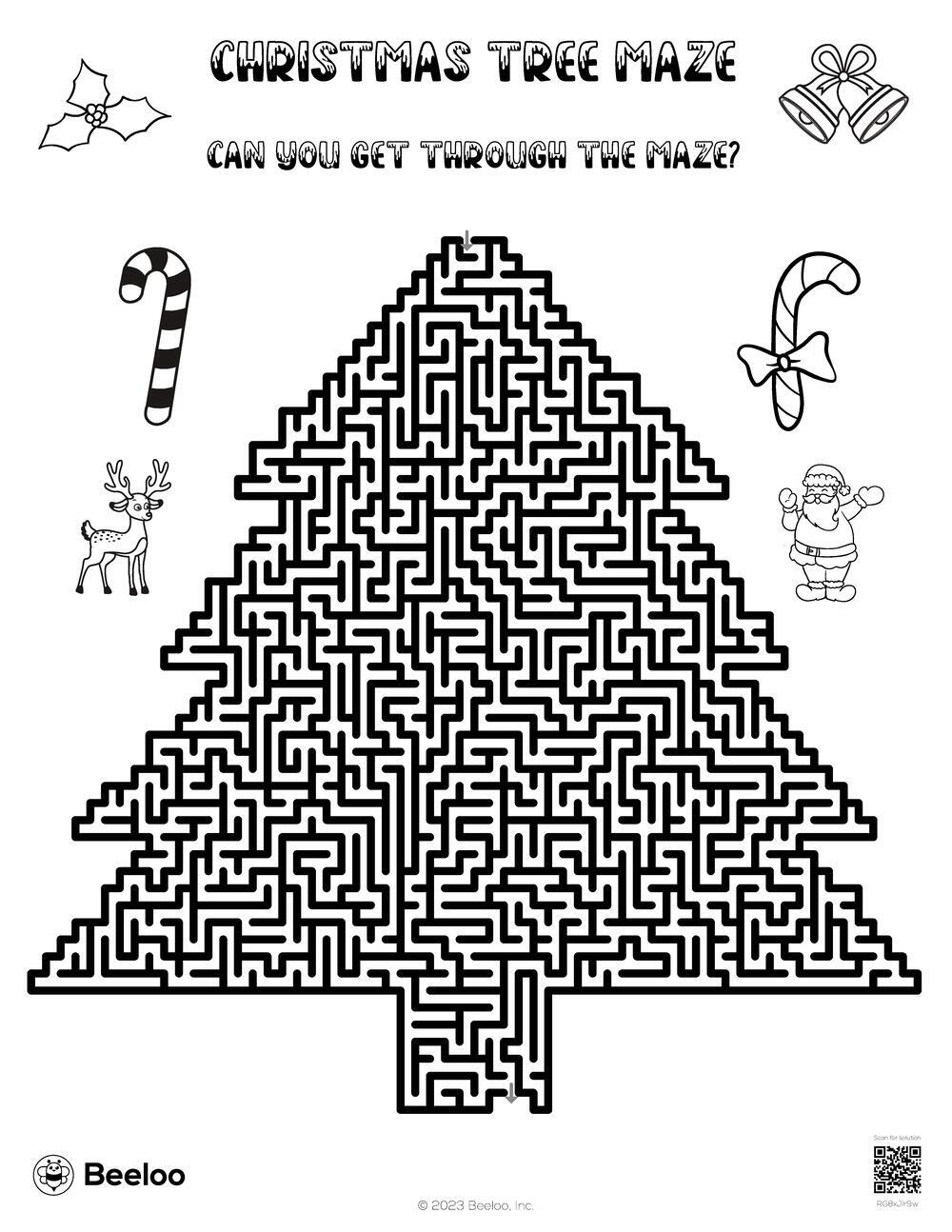 Christmas Tree Maze