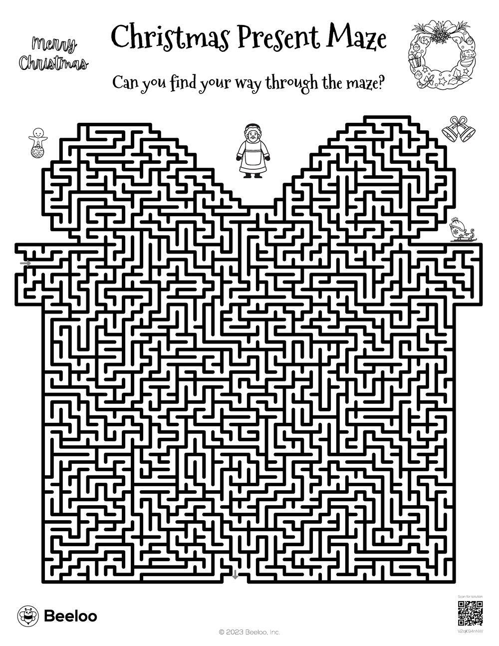 Christmas Present Maze