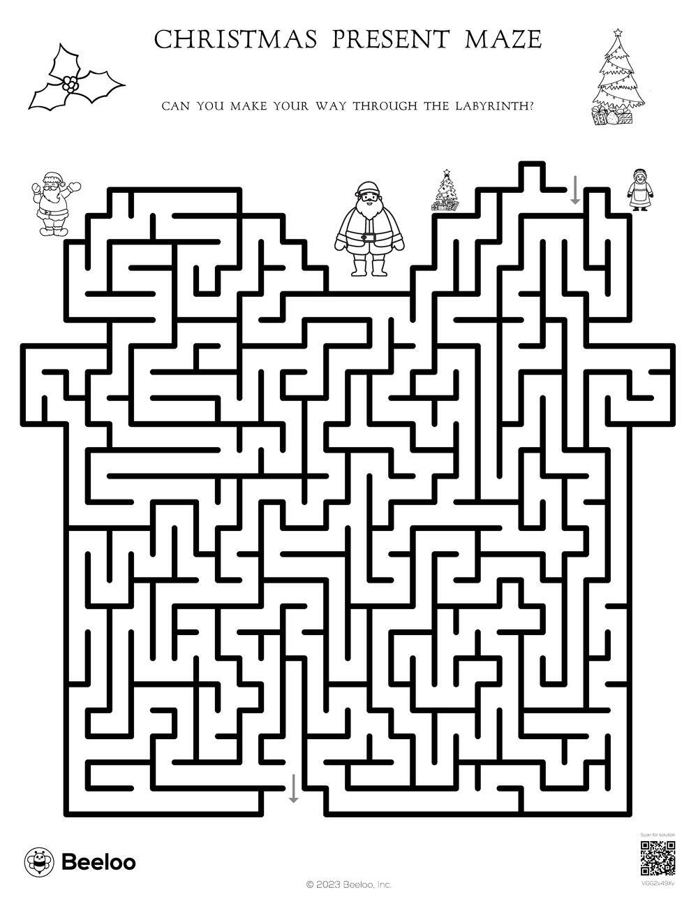 Christmas Present Maze