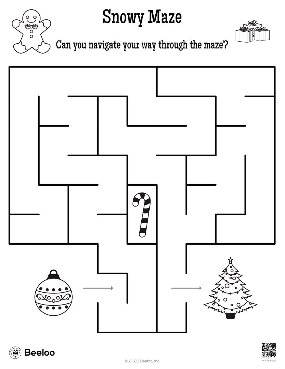 Snowy Maze