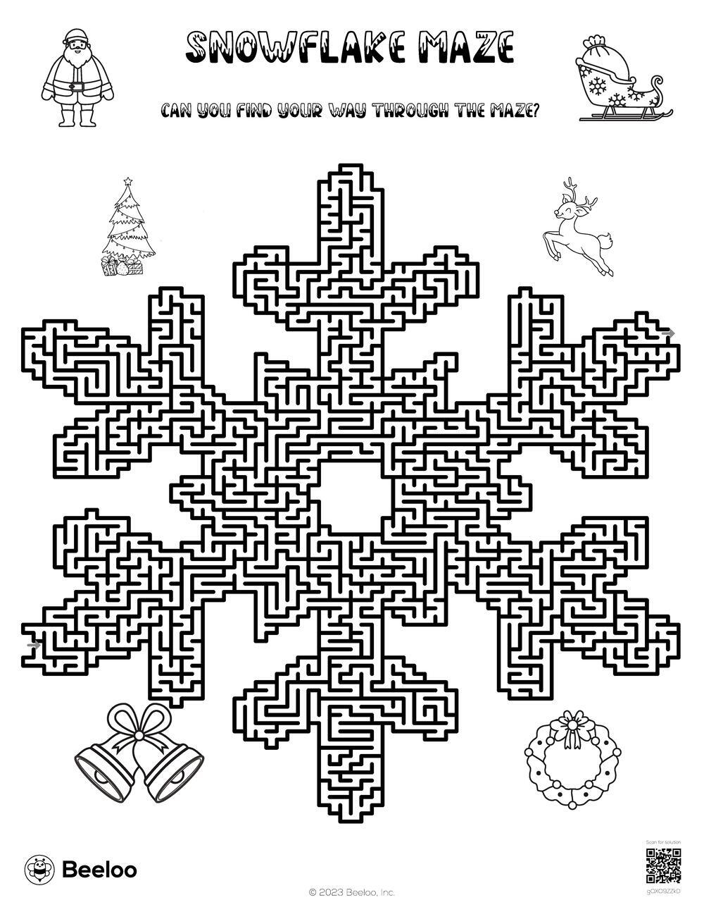 Snowflake Maze