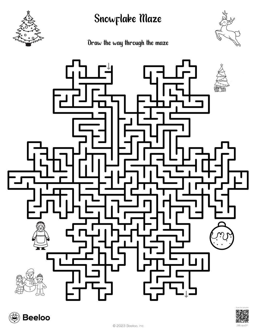 Snowflake Maze