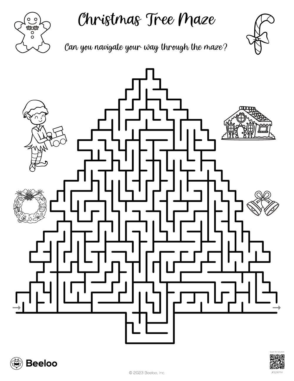 Christmas Tree Maze