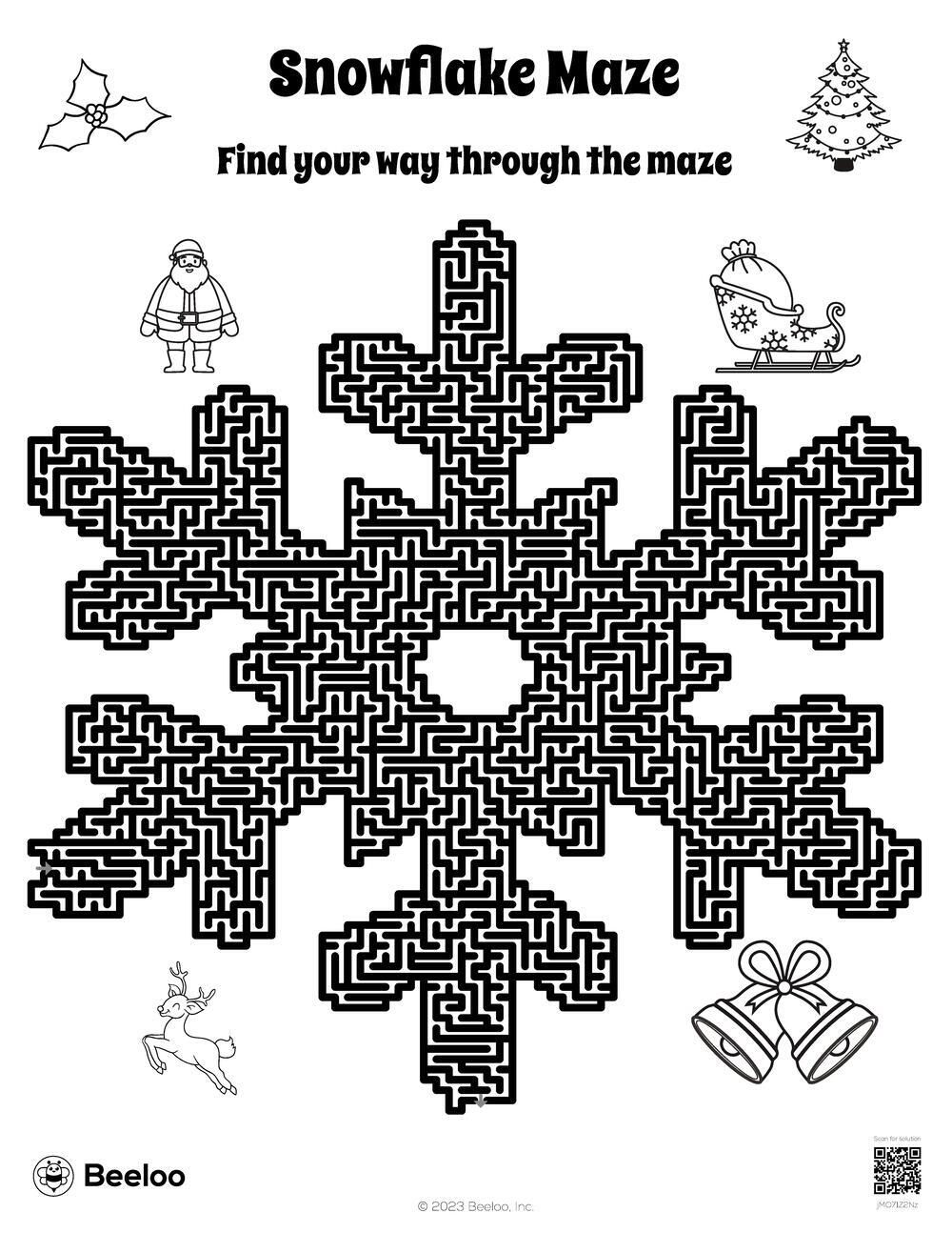 Snowflake Maze