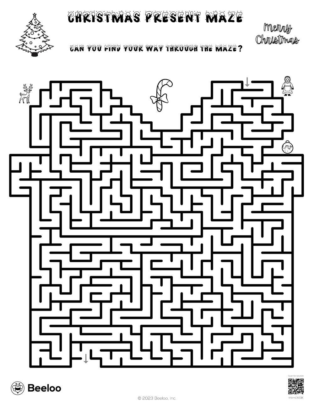 Christmas Present Maze