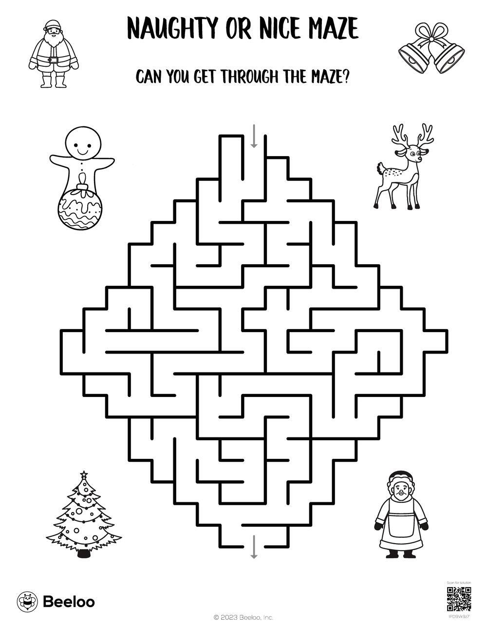 Naughty or Nice Maze