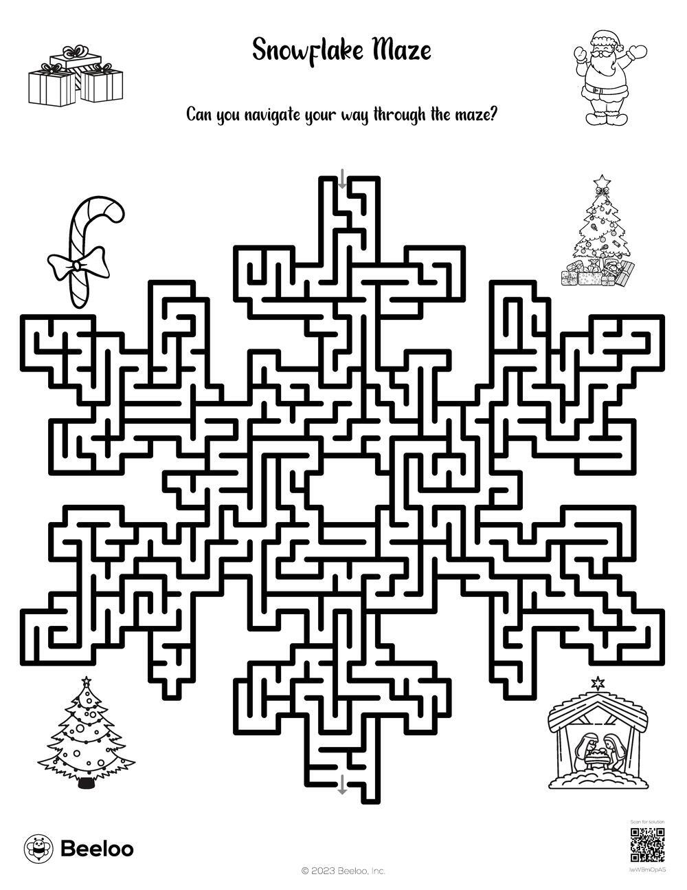 Snowflake Maze