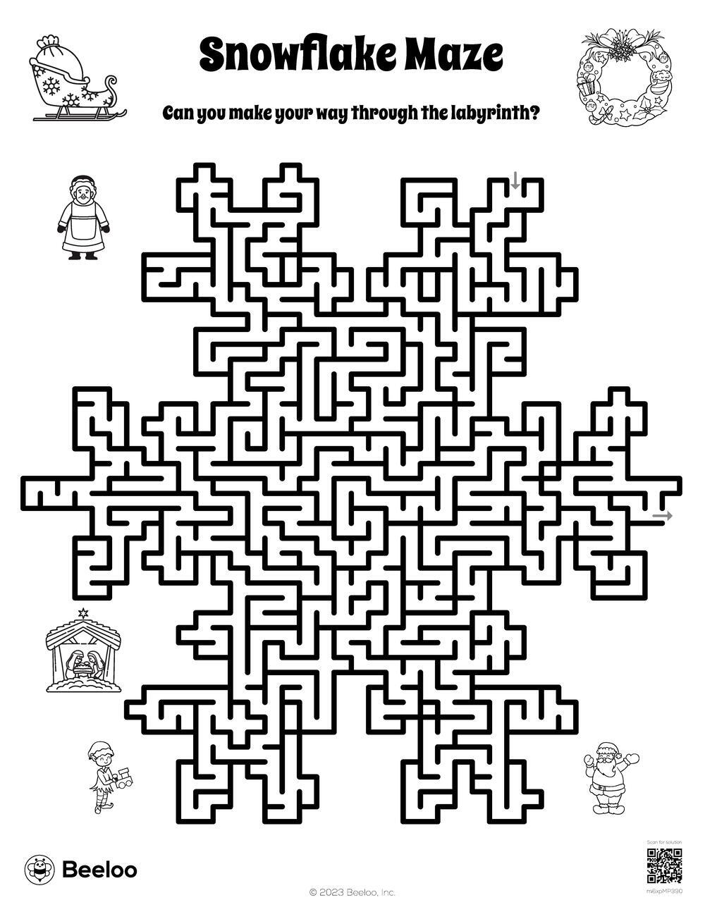 Snowflake Maze