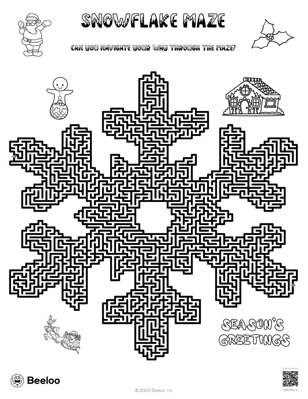 Snowflake Maze