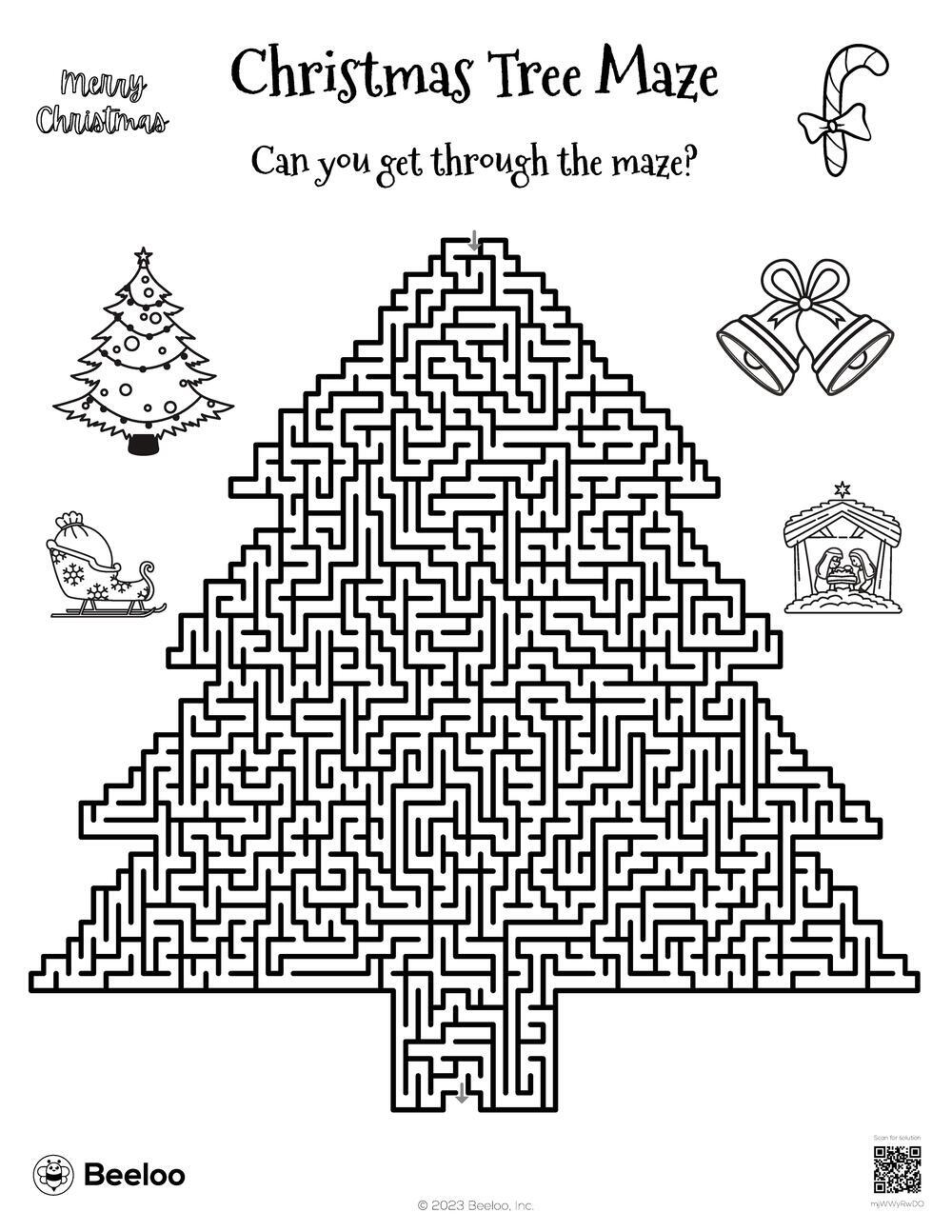 Christmas Tree Maze