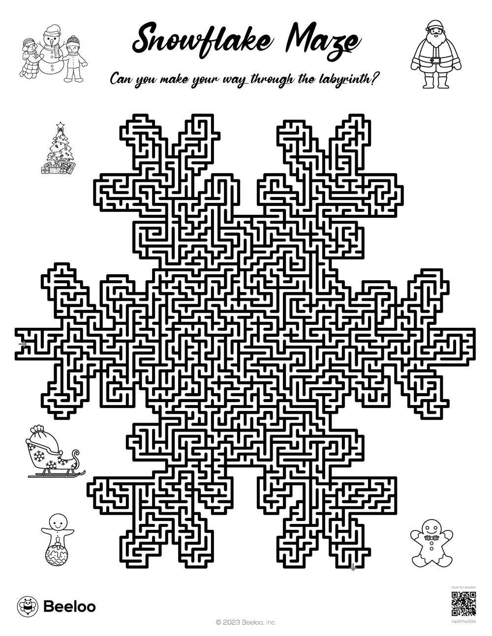 Snowflake Maze