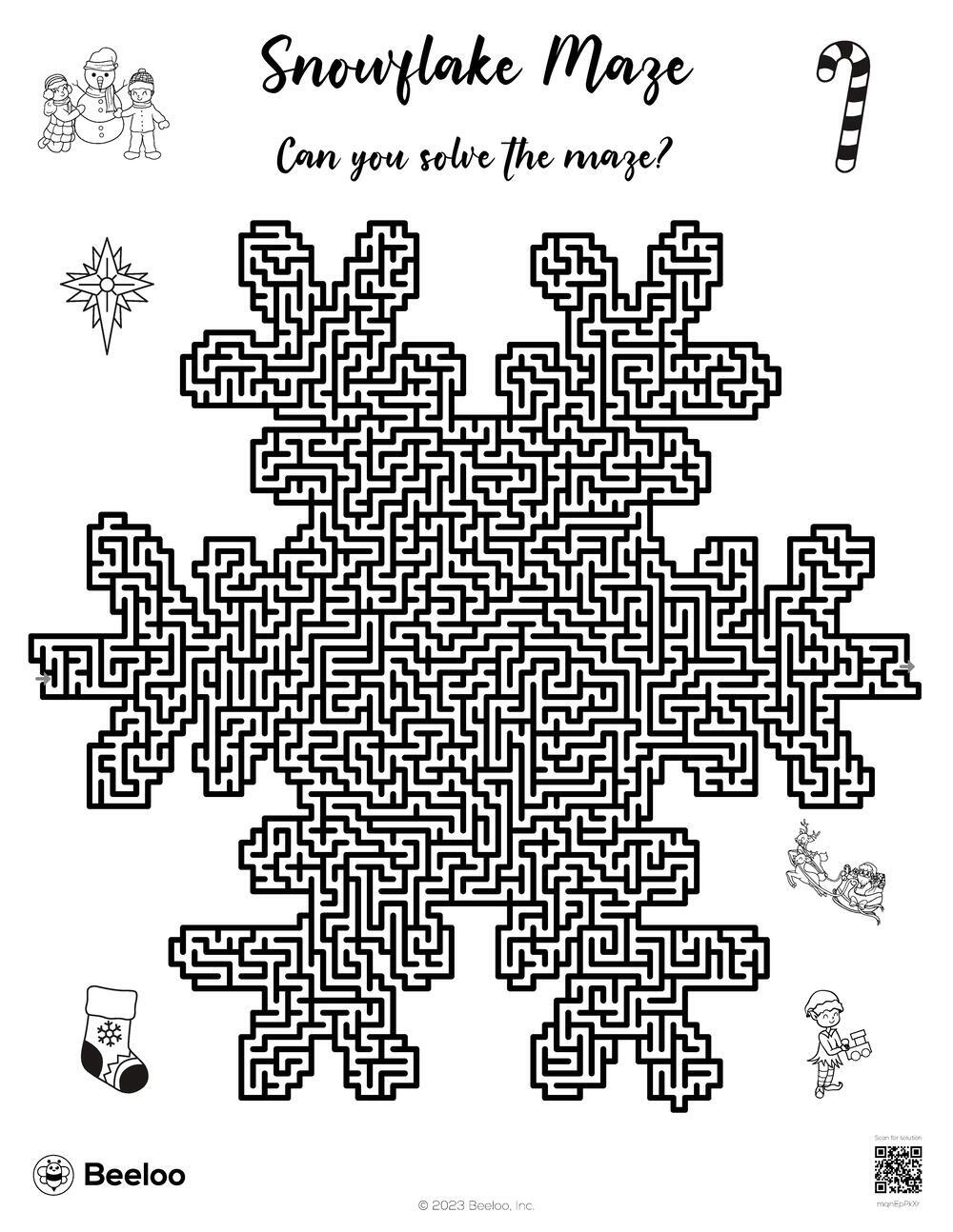 Snowflake Maze