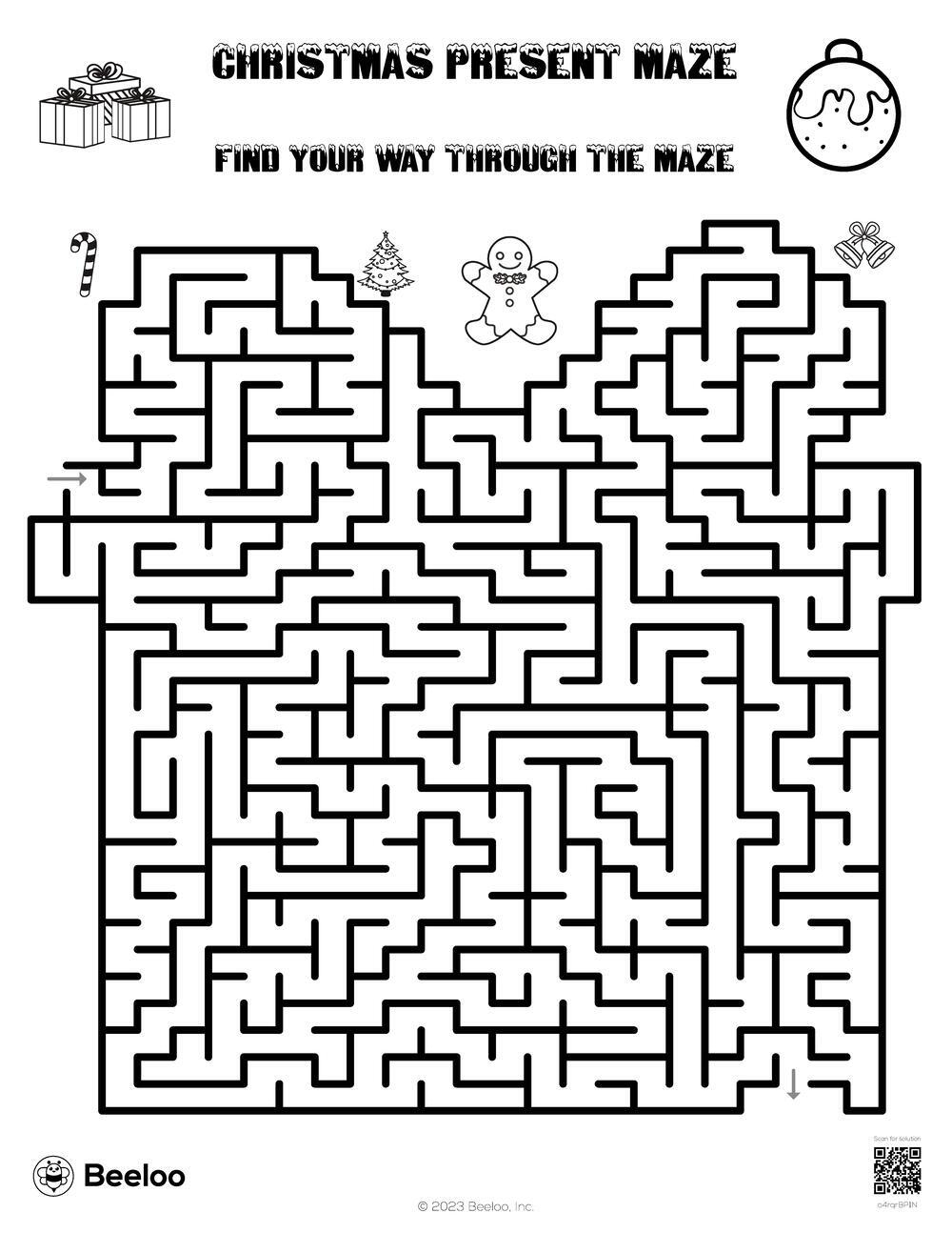 Christmas Present Maze