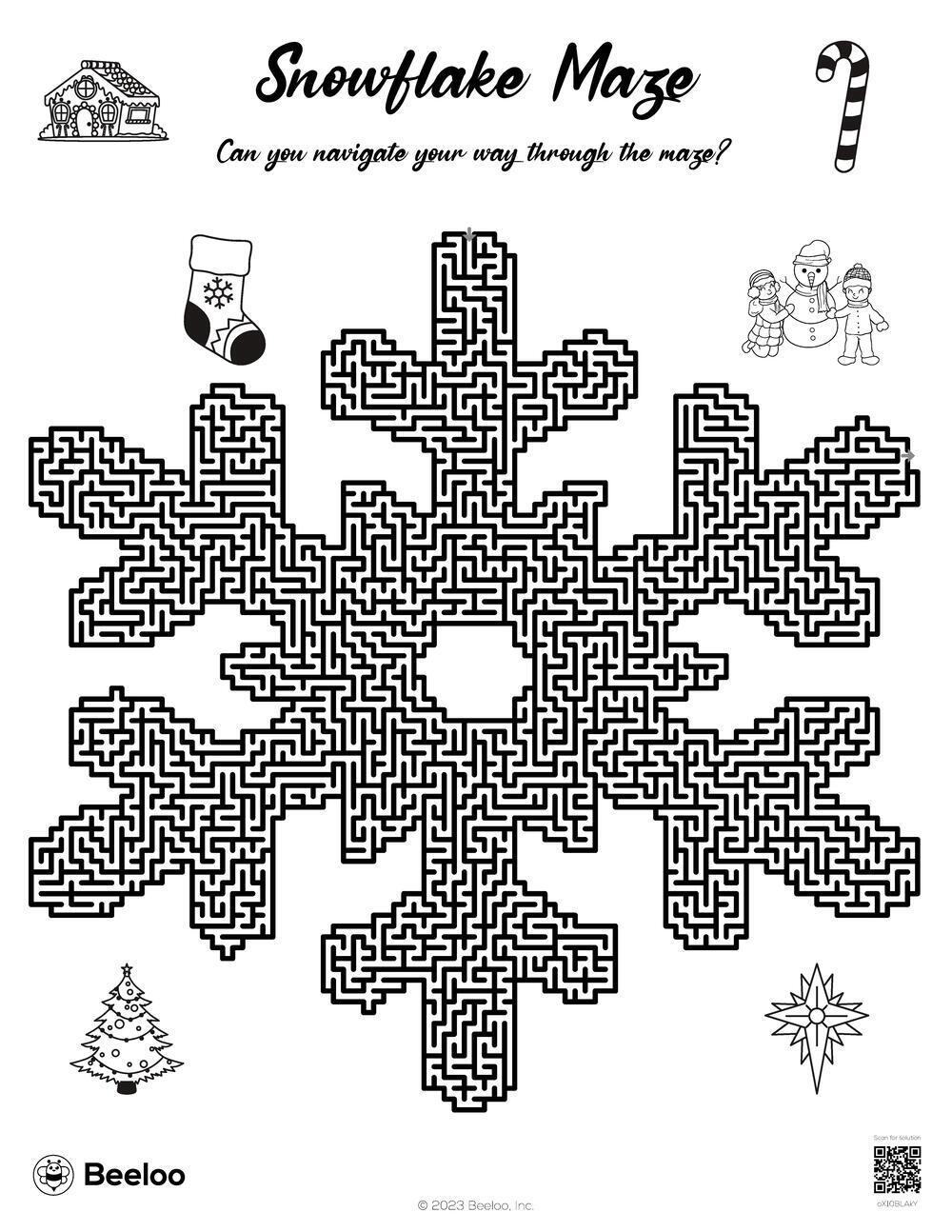 Snowflake Maze