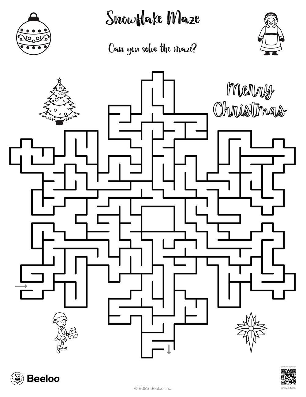 Snowflake Maze