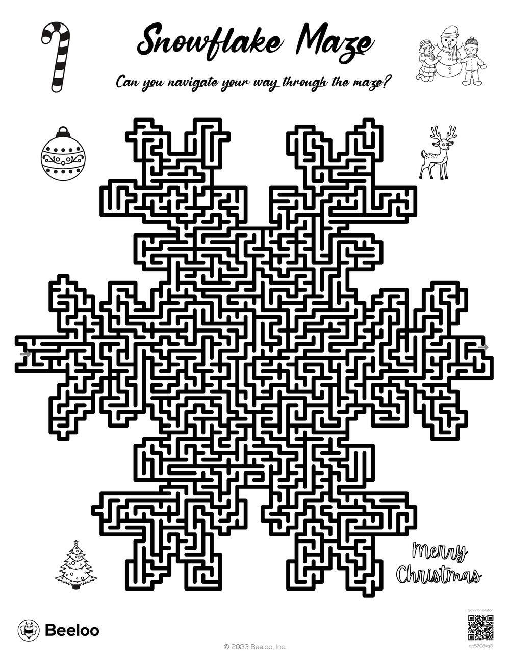 Snowflake Maze