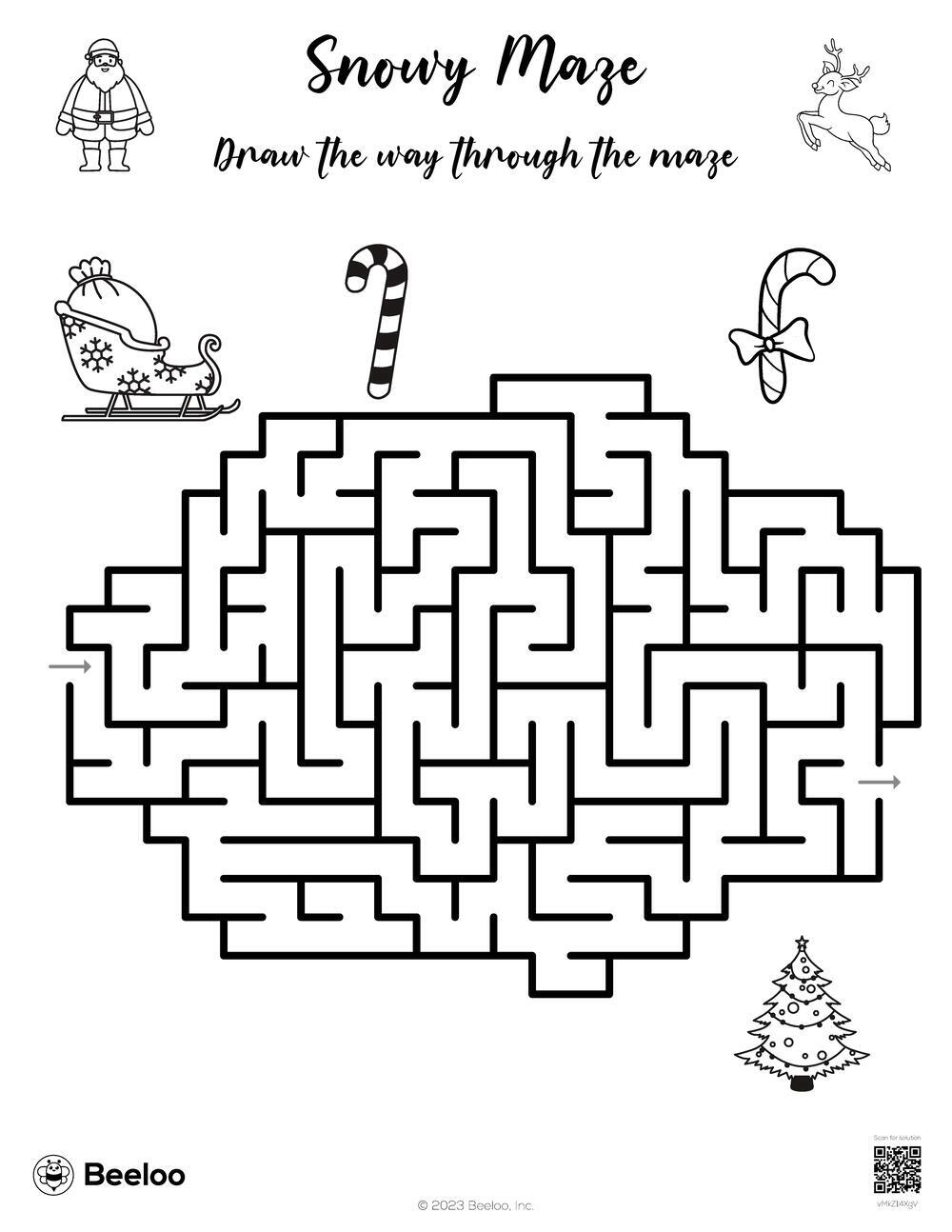 Snowy Maze